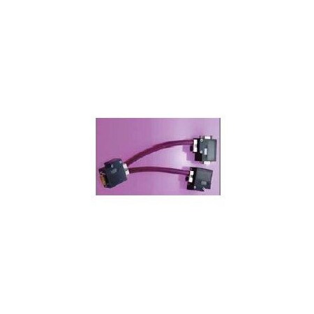 Woodhead Profibus Straight D-Sub Connector To Straight D-Sub Connector, 22 Awg, Pur Cable MM3S60PP4M050